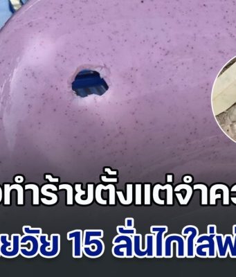 หนูเกิดมาทำไม ด.ช. วัย 15 ปี อัดอั้น ถูกพ่อทำร้ายตั้งแต่จำความได้ ตัดสินใจลั่นไกใส่พ่อแท้ๆ ยายเผยหลานน่าสงสาร ถูกพ่อเตะต่อยจนฟันโยก-ตาหวิดบอด