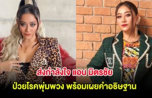 ส่งกำลังใจ แอน มิตรชัย ป่วยโรคพุ่มพวง พร้อมเผยคำอธิษฐานหากรอดไปได้