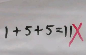 พ่อโทรหาครู ลูกคิดเลข 1+5+5=11 ทำไมตรวจว่า “ผิด” รู้เฉลยพูดไม่ออก เพราะผิดจริงๆ