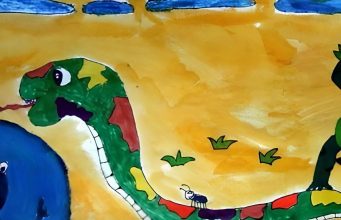 พ่อแม่ภูมิใจสุดๆ ลูกสาว 7 ขวบ ชอบวาดรูปงู แถมได้รางวัล ครูจิตวิทยาเห็นแนะแจ้งตร.