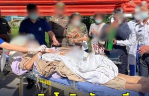 นาวิกโยธินจันทบุรี ส่งผู้ป่วยกัมพูชา กลับไปรักษาต่อที่บ้านเกิด