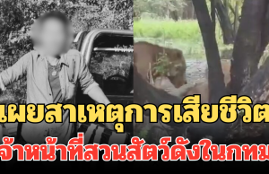 เผยสาเหตุการเสียชีวิต เจ้าหน้าที่สวนสัตว์ดังในกทม.