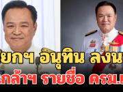 นายกฯ อนุทิน ลงนามทูลเกล้าฯ รายชื่อ ครม.แล้ว