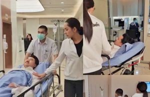 กัน จอมพลัง แพ้อาหารกลางห้าง หน้าบวมแดง แน่นหน้าอก ทีมงานรีบนำส่งโรงพยาบาล ขอให้ปลอดภัยค่ะ