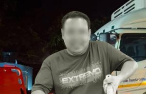 ดับคาที่ พ่อค้าไก่ทอด ซิ่งกระบะย้อนศร พุ่งชนรถบรรทุกห้องเย็น