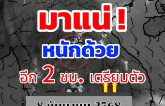 เปิดรายชื่อจังหวัด เจอฝนถล่มคืนนี้