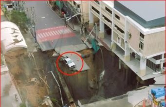 ซูมมาให้แล้ว! เปิดเลขทะเบียนรถ “กระบะพันธุ์แกร่ง” รอดถนนทรุดหน้าวชิรพยาบาล