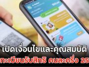 เปิดเงื่อนไขและคุณสมบัติ ลงทะเบียนรับสิทธิ คนละครึ่ง 2568