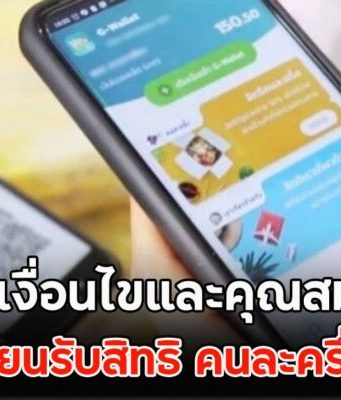 เปิดเงื่อนไขและคุณสมบัติ ลงทะเบียนรับสิทธิ คนละครึ่ง 2568