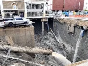 สภาพความเสียหาย”สน.สามเสน”เสาเข็มขาด เคลื่อนตัวจากจุดเดิม 2 มม.