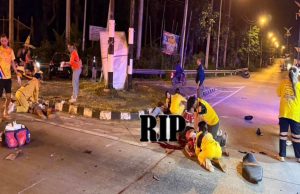 หนุ่ม 26 ชนแล้วหนี แต่ไปก่อเหตุชนซ้ำ ซิ่งเก๋งฝ่าไฟแดงพุ่งชน จยย. จน 2 พ่อลูกกู้ภัยดับ