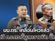 ผบ.ตร. เคลื่อนไหวแล้ว กรณี ก.ร.ตร.ชี้มูลความผิด บิ๊กต่อ พร้อม ตร.รวม 200 นาย รับส่วยเว็บพนันฯ