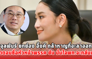 จุลพันธ์ ยกย่อง อิ๊งค์ กล้าหาญที่จะลาออก ปัดตอบชื่อหัวหน้าพรรค ยัน มั่นใจพท.จะกลับมา