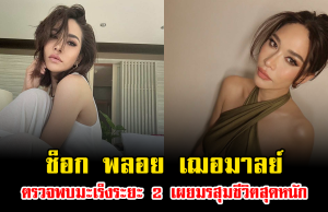 ช็อก พลอย เฌอมาลย์ ตรวจพบมะเร็งระยะ 2 เผยมรสุมชีวิตสุดหนัก