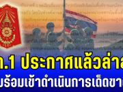ราชกิจจาฯ ประกาศ กองทัพภาคที่ 1 ประกาศแล้วล่าสุด