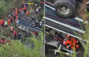 เร่งสอบเหตุ “รถบัสดิ่งเหว” ลึก 50 เมตรในอินเดีย สังเวย 36 ศพ-เจ็บเกือบ 30 คน (คลิป)