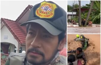 ด่วน! เรือกู้ภัยทีม บิณฑ์บรรลือฤทธิ์ ล่มซัดติดเสาไฟ ขณะฝ่ากระแสน้ำเข้าอพยพชาวบ้าน