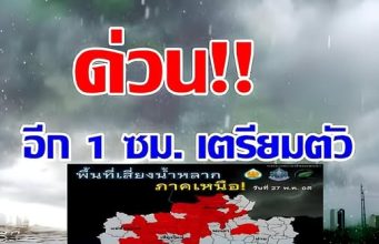 มาแน่หนักด้วย!!! กรมอุตุฯ เปิดชื่อจังหวัด เจอฝนถล่มหนัก