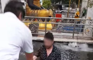 เปิดทะเบียน นทท.ต่างชาติ ขี่รถจยย.พุ่งลงบ่อน้ำหลวงปู่ทวด