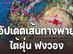 แรงกว่า คัลแมกี อัปเดตเส้นทางพายุไต้ฝุ่น ฟงวอง (FUNG-WONG) โชคดีไม่เข้าไทย