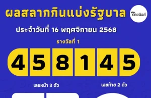เผยโฉมเศรษฐีใหม่ ถูกรางวัลที่ 1 ลอตเตอรี่พลัส 30 ล้าน นอท มอบให้ถึงที่