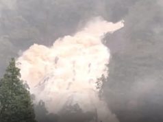 น้ำป่าเขาบรรทัด ทะลักรอบ 2 ซัดสะพานถล่ม เผย 100 ครัวเรือนถูกตัดขาด