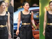 สง่างาม!! เจ้าฟ้าสิริวัณณวรีฯ ฉลองชุดไทยทอดพระเนตรโขน