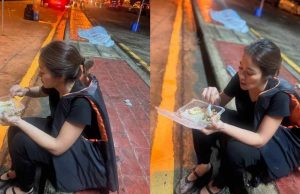 สุดยอดน้ำใจ! เธอคนนี้นั่งกินข้าว เฝ้าศพ จากน้ำท่วมหาดใหญ่