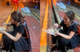 สุดยอดน้ำใจ! เธอคนนี้นั่งกินข้าว เฝ้าศพ จากน้ำท่วมหาดใหญ่