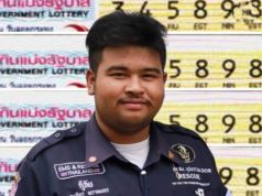 เศรษฐีใหม่ หนุ่มกู้ภัย ถูกรางวัลที่ 1ไป 4 ใบ รับทรัพย์ 24 ล้าน