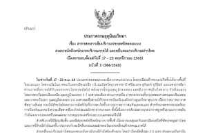 รมอุตุฯ เตือนฉบับ 5 ไทยตอนบน อากาศแปรปรวน ฝนถล่ม ก่อนอุณหภูมิลด ภาคใต้ ฝนตกหนักมาก เปิดรายชื่อจังหวัด ได้รับผลกระทบ 17 – 23 พ.ย. 2568