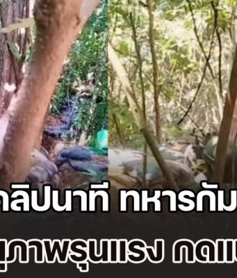 เปิดคลิปนาที ทหารกัมพูชา ใช้ปืนอานุภาพรุนแรง สามารถกดแนวหน้าได้ในพริบตา ทำชาวเน็ตพูดเป็นเสียงเดียวกัน