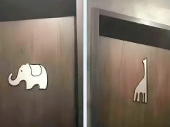 ข้าศึกบุก! จะเข้าห้องน้ำห้างฯ ผงะเจอสัญลักษณ์ “ช้าง” กับ “ยีราฟ” ต้องแยกชาย-หญิงยังไง?