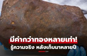ชายขุดพบหินปริศนา ทำยังไงก็ไม่แตก คิดว่าเป็นทอง สุดช็อก ปรากฏมันมีมูลค่ากว่านั้นมาก!