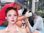 พ่อ “จ๊ะ นงผณี” ถูกรถกระบะชน อาการสาหัส ส่งโรงพยาบาลด่วน