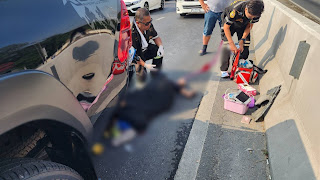 แม่ร้องไห้โฮ ลูกชายขี่จยย.กลับบ้าน ประสานงากระบะเสียชีวิต