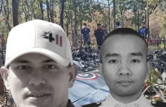 สุดสลด เปิดชื่อ 2 นักบินเสียชีวิตเหตุเครื่องบินทหารตกกลางป่า