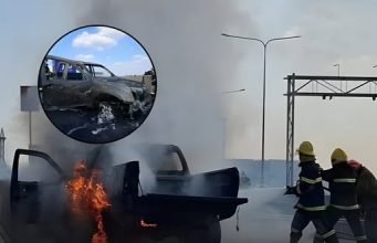 เล่านาที ชายวัย 53 ปี อุ้มญาติพิการหนีสุดชีวิต หลังไฟลุกท่วมรถทั้งคัน