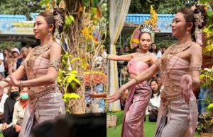 แอน อรดี บวงสรวงพ่อปู่ศรีสุทโธ – แม่ย่าศรีปทุมมา จุดธูปได้เลขมงคล