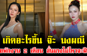 เกิดอะไรขึ้น จ๊ะ นงผณี ขอพักงาน 2 เดือน ลั่นแรงไม่ไหวจะฝืน