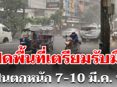 กรมอุตุฯ ประกาศแล้ว! 7-10 มี.ค. เตรียมรับมือพายุฤดูร้อน ฝนตกหนัก เปิดพื้นที่ตั้งรับ