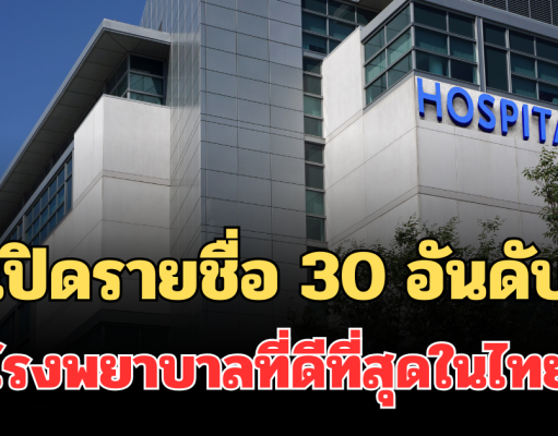 มาแล้ว! เปิดรายชื่อ 30 อันดับ โรงพยาบาลที่ดีที่สุดในไทย ปี 2026