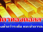 รั้งไม่ไหว! ราคาทองดอลลาร์ ดิ่งลงต่ำกว่าระดับ แนะนำการลงทุน