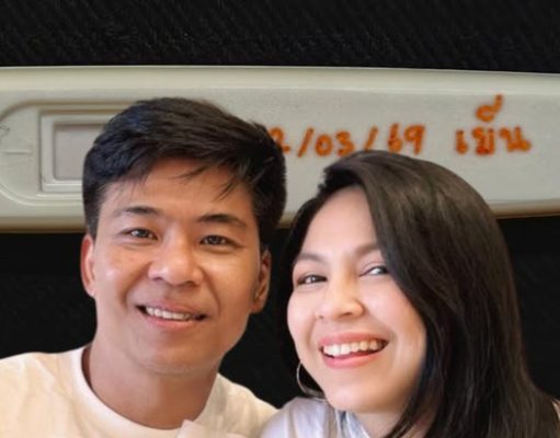 เฮลั่น! จอย ศิริลักษณ์ ผ่องโชค โชว์ที่ตรวจขึ้น 2 ขีดจางๆ ลุ้นข่าวดี