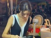 แม่ค้าหน้าคุ้น สวย มีออร่า ที่แท้คือนางร้ายละครดัง