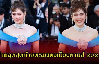 ปิดฉากอลังการ! ชมพู่ อารยา ฟาดลุคสุดท้ายพรมแดงเมืองคานส์ 2026