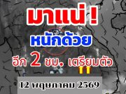 เปิดรายชื่อจังหวัด เจอฝนถล่มคืนนี้