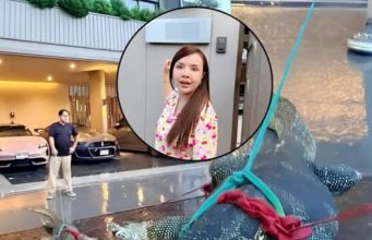แห่ส่องเลขบ้าน “เจนนี่ – ยิว”หลังตัวเงินตัวทองยักษ์บุก