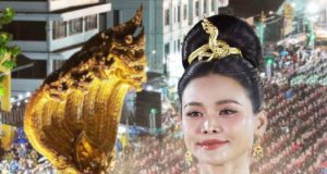เปิดเลขมงคล “อิงฟ้า” รำบวงสรวงพญาศรีสัตตนาคราช สวยสะกดทุกสายตา