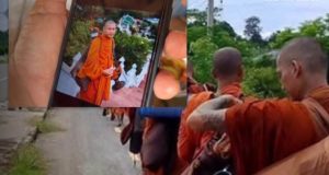 แม่ร่ำไห้ เปิดคำพูดสุดท้าย พระลูกชายก่อนสิ้นใจคากลางถนน